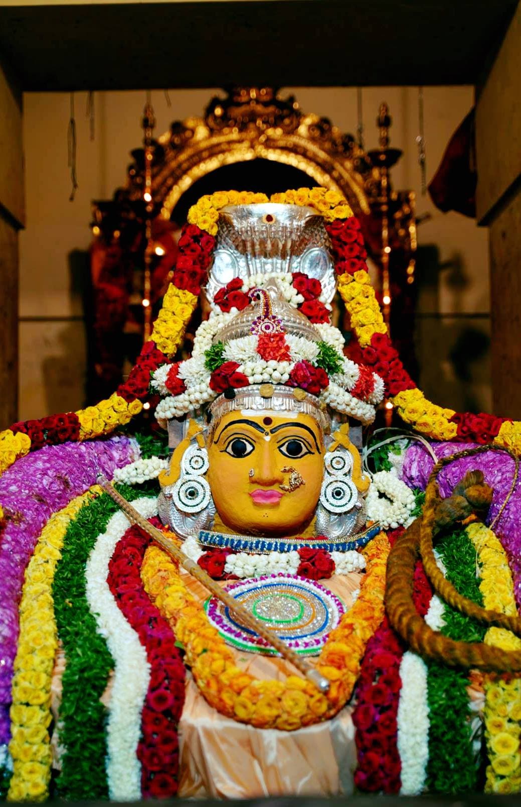 Sri Devi Karumaari Amman's Manjal Kaapu - ushering in prosperity, peace and divine protection.